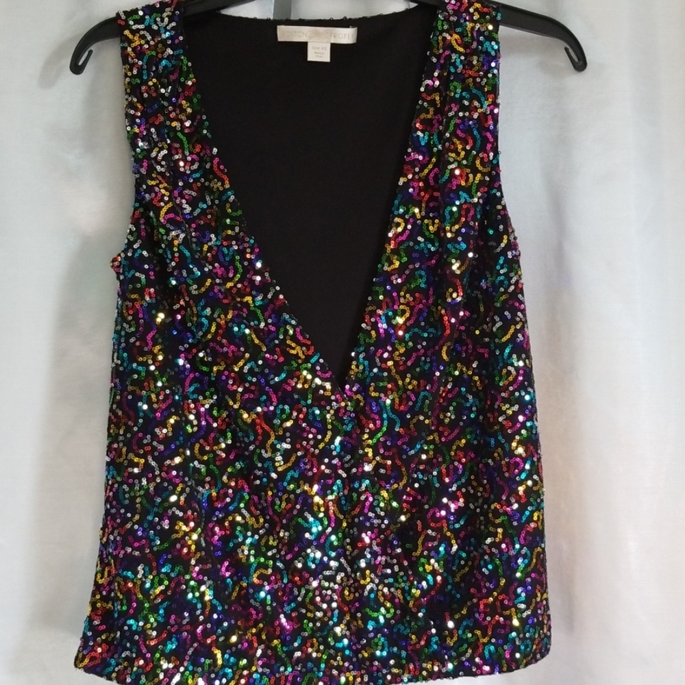 Boston Proper Sequin Tank